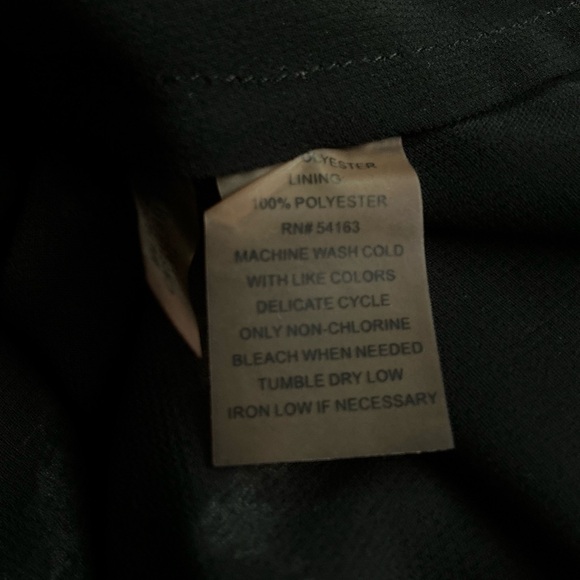 Calvin Klein Black and White Blouse - Tunic Women's Top with Rolled Sleeves XS - Picture 7 of 8